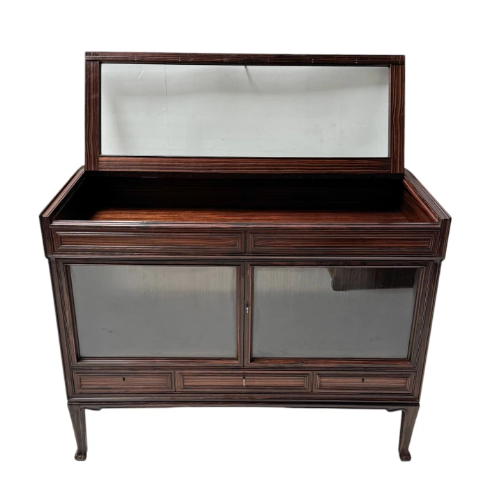 Art Deco Amsterdamse School Vitrine or display cabinet by Napoleon Le Grand